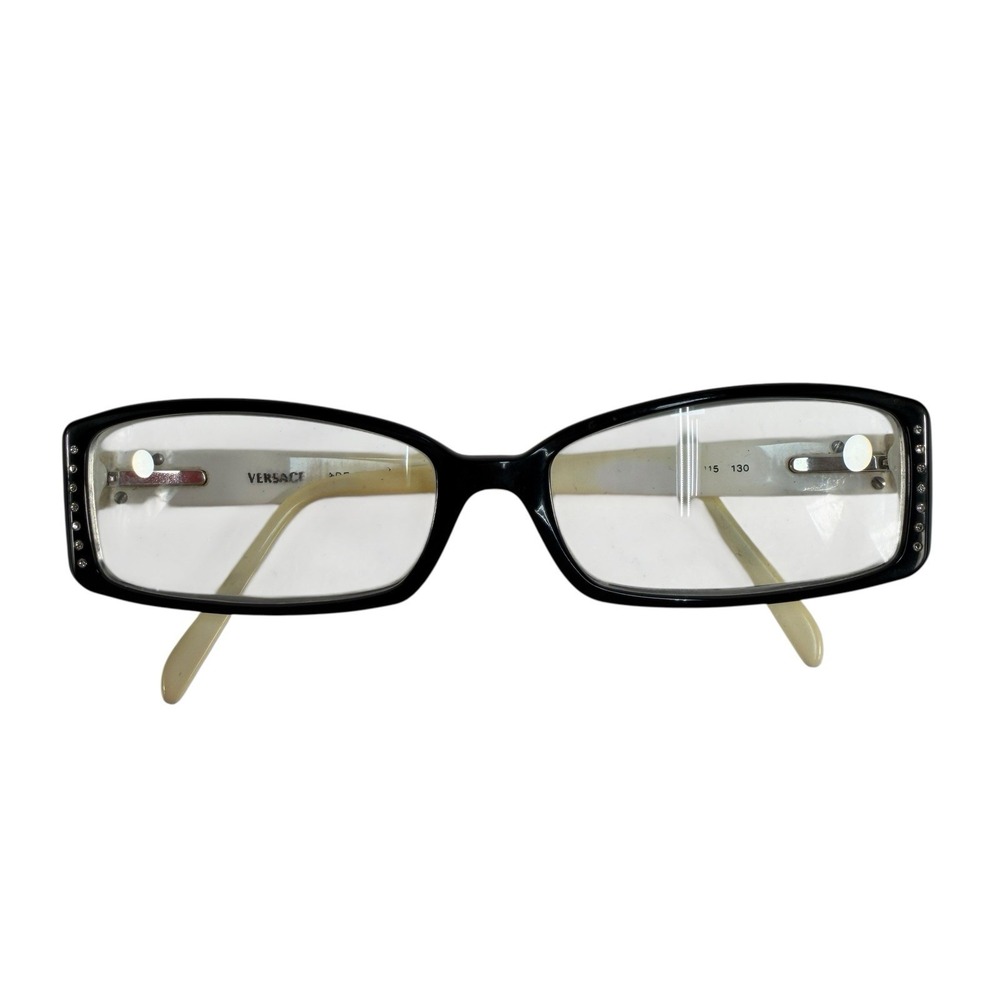 Vtg Y2K Versace‎ Eyeglass Frames ONLY Bling Rhinestones Italy Authentic